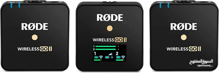  2 RODE Wireless Go II Dual Channel Wireless Microphones