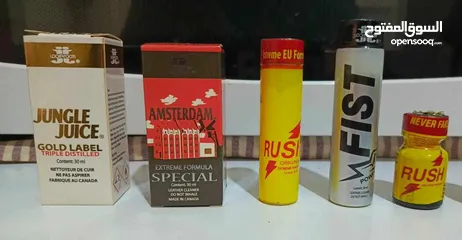  4 poppers rush and more  مناسب و آمن للسيدات و الرجال للطلب     يرجى التواصل على رقم الصفحة