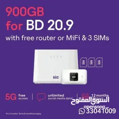 8 STC 5G Home broadband, Fiber, Voice and Data Sim