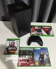  4 Xbox Series X + Controller+ 5 Games