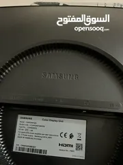  2 Samsung 24”curved شاشة العاب 24 انش  144 هرتز (fhd)  (1800R (Amd freesync
