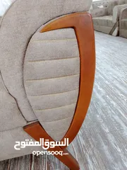  3 طقم كنب 7 مقاعد  خشب قراط