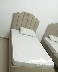  1 Brand New Single Bed With Mattress سرير مفرد مع فرشه جديد