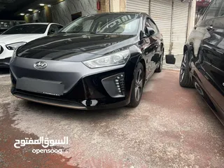  1 هيونداي ايونك كهرباء موديل 2018 فل كامل ماعدا الفتحه فحص كامل وارد كوريا