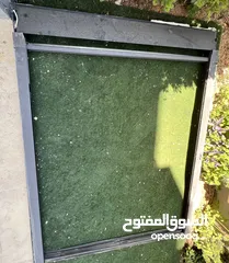  2 باب المنيوم دفتين دبل