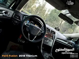  18 فـورد فـيـوجـن 2018 تـيـتـانـيـوم كاش أو أقساط