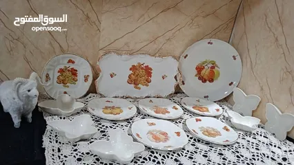  1 أطقم سفرة بورسلان ماركات عالمية .جديد. الوان متعددة وراقية