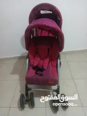  2 عربايات اطفال توأم للبنات