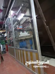  1 واجهة الالمنيوم مستعملة حالة جيدة للبيع
