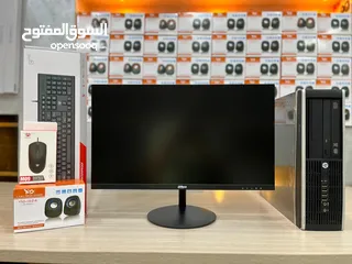  7 أجهزة كمبيوتر كامله بحالة الوكالة i5 مع شاشة جديده