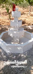  1 نوافير وشلالات وباربيكو وجميع انواع ديكورات الحجر الطبيعي  العنوان الزرقاء الجديده