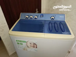  2 غسالة فريش 12kg