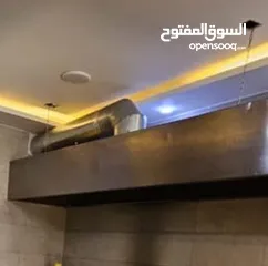  1 هود ستانلس للبيع بحاله الوكاله شفاط تيربو استخدام بسيط جدا  الموقع السلط بسعر 400 دينار