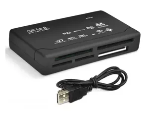  1 Black 26-IN-1 USB 2.0 MEMORY CARD READER FOR CF/xD/SD/MS/SDHC