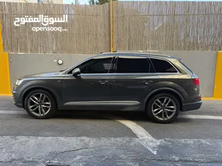  7 جيب audi Q7 Sline ترخيص 2017