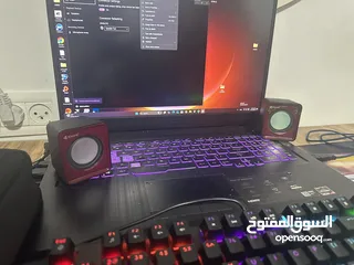  23 للبيع: لابتوب امريكيASUS TUF A17 + كيبورد ميكانيكي + ماوس جيمنج + سماعات + شنطة + ماوس باد طويلة