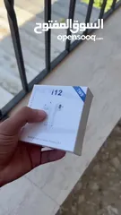  13 سماعه ايربود i12 لمس , مرفقه بشاحن ايفون ، قويه ، غنيه عن تعريف بسعر الجمله  android & iOS