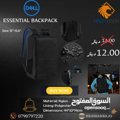  1 DELL Essential Backpack Bag -حقيبة لابتوب-