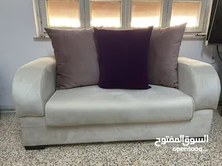  2 كنب قطعتين جديد غير ملموس