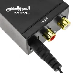  2 Analog to digital audio converter with 2xRCA to toslink and coax  Analog to digital audio converter