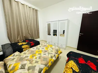  6 للايجار الشهري شقة مفروشة غرفتين وصالة في عجمان منطقة النعيمية أبراج السيتي تاور
