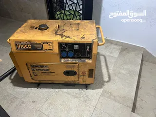  1 مولد كهرباء ديزل 5000w نوع inGCo شغال 100٪؜