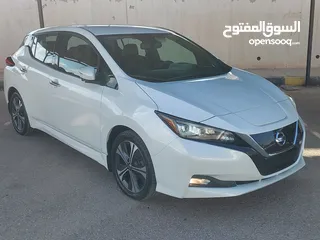  18 نيسان ليف 2021 SL PLUS بطارية 62 KW اعلى صنف