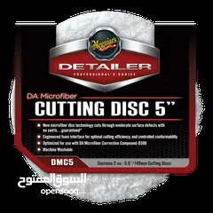  3 Meguiars D300 Correction Compound and Microfiber Cutting Disc