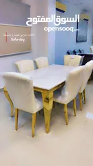  25 Dining Table Marble and Wood