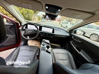  22 كيا EV 6 2022 فل وجمرك جديد ماشيه 30 الف بسعر مغري كاش واقساط بدفعه 3000 دينار