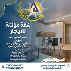  1 شقة مفروشة VIP للايجار مناوي باشا موقع مميز