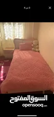  4 غرفة بنات وردي بحالة ممتازه