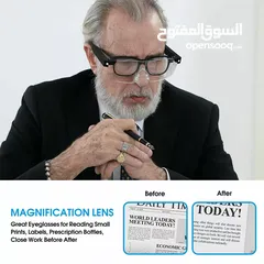 8 نظارة مكبرة مزودة بإضاءات جانبية EASYmaxx Magnifying Glasses  Glasses with Magnifying Function 160%