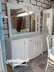  1 غرفه سفره 3 قطع خشب سويد وزان كاااامل وكاله ولانقره فييها 600 دينار فقط