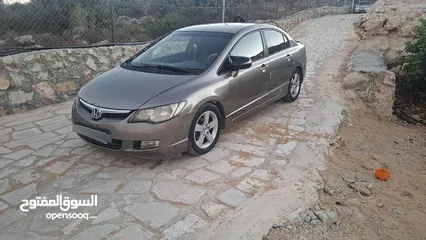  1 هواند سيفيك موديل 2008اتومتيك ماتور 1800اصل برايفت مميزة