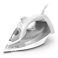  1 مكواية فيليبس Philips بخار - لون رمادي وابيض نظام بخار بلس Plus