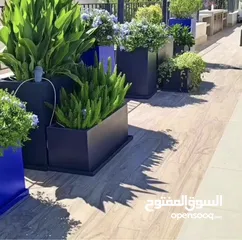  1 تفصيل قواوير فايبر جلاس بشكل عصري أنيق  زراعة وتسميد النباتات الداخلية والخارجية بإشراف مهندسين