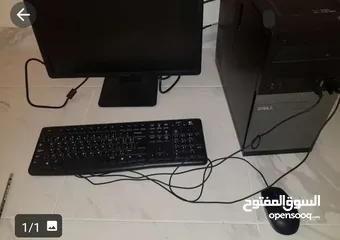  1 كمبيوتر مكتبي النوع DELL