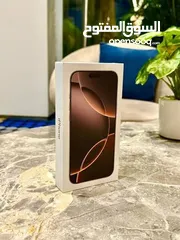  1 Iphone 16 pro max 256 desert شرق اوسط