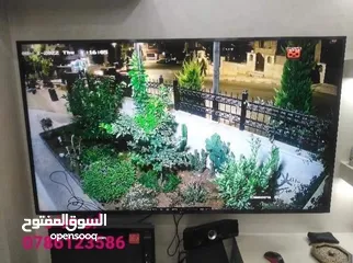  3 كاميرات مراقبة هيكفجن ملون 24 ساعة 149 دينار شامل التركيب والربط على الهاتف