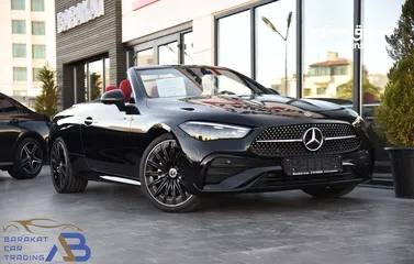 1 مرسيدس سي ال اي كشف نايت بكج مايلدهايبرد موديل2024 Mercedes CLE200 Convertible AMG Kit Night Package