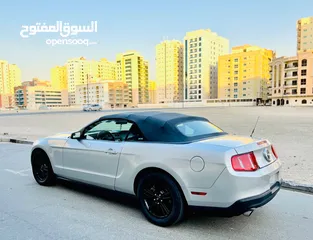 20 A Clean And Beautiful FORD MUSTANG 2012 SILVER GCC SOFT TOP CONVERTIBLE