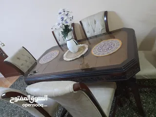  1 طاولة سفره 6 كراسي