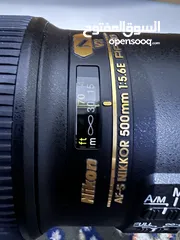  1 Nikon AF-S NIKKOR 500mm f/5.6 PF ED VR
