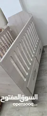  1 تخت اطفال مستعمل مرا واحدة  يعني جديد