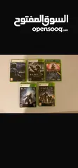  4 مجموعة العاب xBox  عدد 16شريط وأي شريط ب5 دنانير فقط