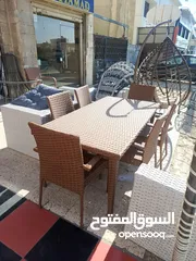  14 أطقم رتان وكراسي مطاعم