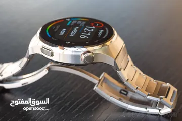  2 HUAWEI Watch 4 Pro - Silver, Titanium Strap ( Contact me on WhatsApp only)