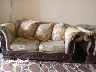  2 طقم كنب للبيع مستعمل