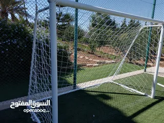  10 هدف كرة قدم كامل متوفر عدة مقاسات أعلى جوده للحديد مع الشبك يوجد خدمة توصيل لجميع المحافظات